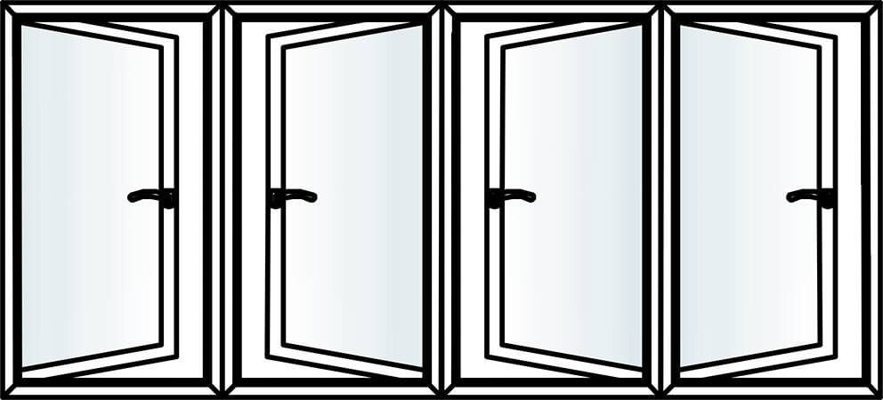 Casement uPVC Windows & Doors Option for Johannesburg, Pretoria, Durban, Capetown, Port Elizabaeth - South Africa
